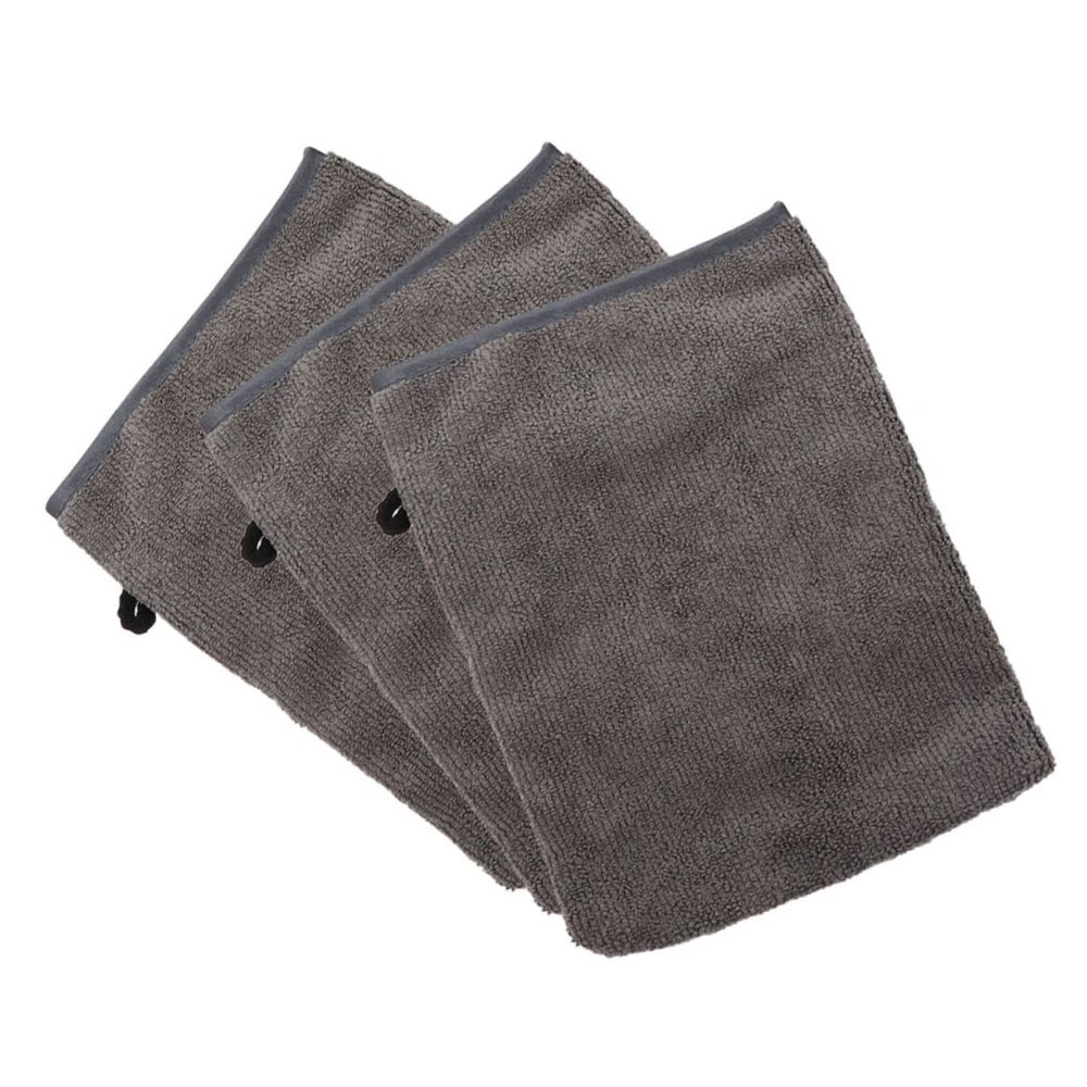 HAPINARY 3pcs Makeup Removal Gloves Face Makeup Mitts Microfiber Cleansing Cloth Cover