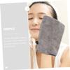 HAPINARY 3pcs Makeup Removal Gloves Face Makeup Mitts Microfiber Cleansing Cloth Cover view 3
