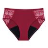 Thinx Ultra-Soft Period Underwear, Brief-Style Leakproof Underwear for Women, Holds Up to 12 Regular Tampons*, Period Panties, Reusable, Comfortable, & Flexible, Black with Lace, XL view 1