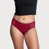 Thinx Ultra-Soft Period Underwear, Brief-Style Leakproof Underwear for Women, Holds Up to 12 Regular Tampons*, Period Panties, Reusable, Comfortable, & Flexible, Black with Lace, XL view 2