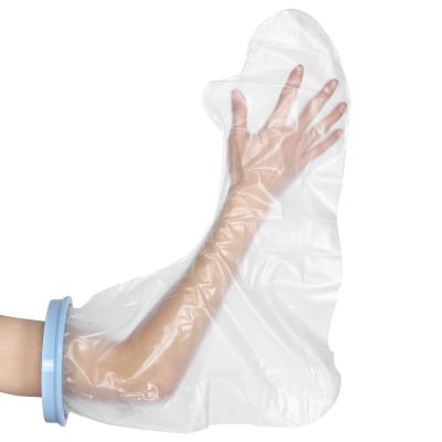 Cast Covers for Shower Arm Kids, Cast Cover Arm Kids Bath Wound Fracture Bandage Children Arm Cast Cover Cast Bag for Shower Arm Dressing Protector Blue 55cm