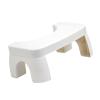 Fdit Toilet Squatting Stool, Improve Defecation Effect, Non Slip Pad, Lightweight Toilet Step Stool, with Stable Bottom, for Travel, Made of PP Material (White) view 1