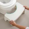Fdit Toilet Squatting Stool, Improve Defecation Effect, Non Slip Pad, Lightweight Toilet Step Stool, with Stable Bottom, for Travel, Made of PP Material (White) view 4