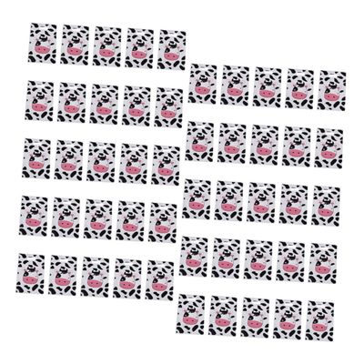 HONMEET 50pcs Goodie Treat Bags Farm Animal Favor Bags Handles for Boys and Girls Birthday Party Supplies