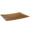 11.75 Inch Gold Rectangle Dinner Plate Elegant Disposable Plastic Dinner Plate for Weddings, Parties, Catering, and Buffets Durable & Reusable Tableware Food-Safe BPA-Free Design (60) view 1
