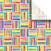 Jillson & Roberts 20" x 30" Printed Gift Tissue, Colorful Lines (48 Folded Sheets) view 1