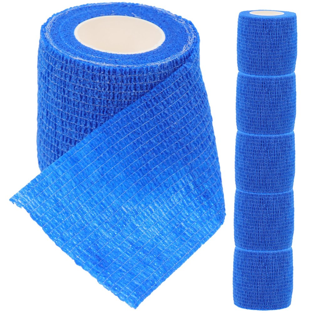 MOLUCKFU 6pcs Portable Bandages Self-Adhesive Breathable Elastic Multi-Function Protective Wraps for Cats Dogs for Wounds Sprains and Cuts