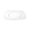 EcoQuality 10.25 inch White Pearl Dinner Plate Elegant Disposable Plastic Dinner Plate for Weddings, Parties, Catering, and Buffets Durable & Reusable Tableware Food-Safe BPA-Free Design (40) view 3