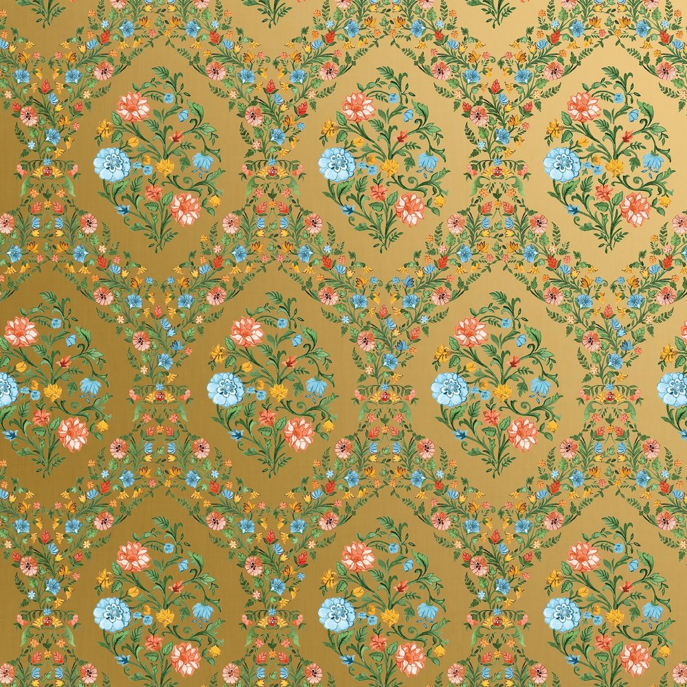 Jillson Roberts Gift Wrap, Floral Damask (8 Rolls 5 feet x 30 inches)