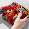 Jillson Roberts Gift Wrap, Rainbow Birthday Black, Half Ream 417 feet x 30 inches view 2