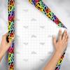 Jillson Roberts Gift Wrap, Rainbow Birthday Black, Half Ream 417 feet x 30 inches view 3