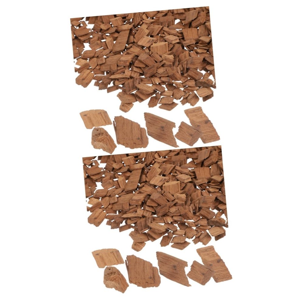 MOLUCKFU 2packs Medium French Oak Chips for Wine Making Aromatic Oak Chips for Enhancing Wine Flavor and for Home Brew and Aging Spirits