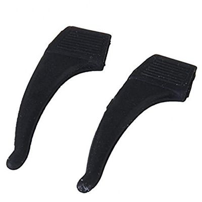 Bloepum 3 Pairs of Ear Hooks Glasses Supports Anti-Slip Silicone - Black