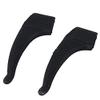 Bloepum 3 Pairs of Ear Hooks Glasses Supports Anti-Slip Silicone - Black view 1