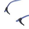 Bloepum 3 Pairs of Ear Hooks Glasses Supports Anti-Slip Silicone - Black view 2