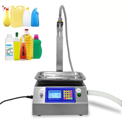 KJZQLMZ Viscous Liquid Filling Machine Automatic Filling Machine Bottle Filling Machine 17L/min Flow Liquid Filling Machine for Washing Powder, Detergent, Gel, Cooking Oil