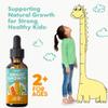 TallTrek Height Growth Supplement Drops for Kids - Teens Bone Growth Height Increase and Maximizer Immune Health Drops with Vitamins D3 K2 Zinc & Calcium - Gluten Free Vegan Pineapple Flavor view 2