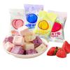 Freeze dried fruit yogurt cubes, strawberry blueberry yellow peach white peach flavor dried yogurt, Fruit milk candy, Healthy fruit snacks, gummies, Breakfast cereal, Dim sum, Dessert (10 packs) view 1