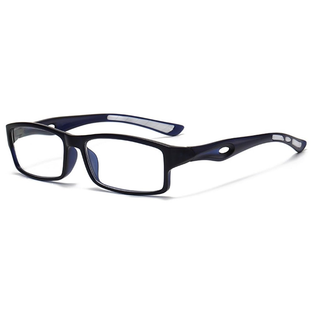 KOOSUFA Sport Reading Glasses +3.50 Blue Light Blocking for Men Women Computer Readers Lightweight Non-slip Eyeglasses, 1x Dark blue