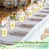 Jingmore 100 Pcs Mr and Mrs Cups 12 oz Plastic Wedding Cups Bulk Clear Engagement Disposable Drinking Glasses for Reception Supplies Bridal Shower Wedding Theme Party Decoration view 4