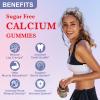 2 Pack Calcium Citrate Gummies, Chewable 1200mg Calcium Gummies for Women & Men, Calcium Supplement for Muscle & Immune Support, High Absorption, Sugar Free, Mixed Berry Flavor, 120 Count view 3