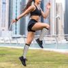 , Black & White Graduated Compression Socks For Men And Women, Best For Cycling,Running,Traveling view 2