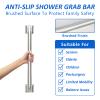 Bathroom Grab Bars Stainless Steel Handrail ADA Compliant 500lbs bathtubs and Showers Toilet Handle Safety for Handicap, Elderly, Disabled, Injury (24inches 2 Pack) view 2