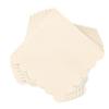100 Pcs Milky White Napkins Scalloped Edged Dessert Cocktail Napkins Folded 5 x 5 Inches Disposable Napkins for Dinner Wedding Birthday Party view 1