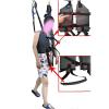 HGIYA Patient Full Body Lift Sling Walking Standing Aids,Patient Lift Toileting Sling,Vest Lift Raised Lanyard,Protect Chest,and Back Support,Medical Gait Belt Divided Leg Sling view 3