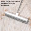 YOXIER Pet Hair Removal Tool,2-in-1 Pet Hair Removal Broom,Pet Hair Broom with Squeegee for Carpet,Heavy Duty Broom for Driveways, Sidewalks, Patios and Deck Cleans Dirt, Debris, Sand, Mud, Leaves an view 4