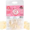 CHEW GREEN Lychee Gummies Jelly (7oz) 62% Real Fruit Soft Chews - Individually Wrapped Authentic Thai Dessert Vegan Floral Candy for Travel, Office Desk, Wedding Favors & Valentine's Day Gift view 1