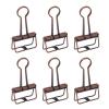 Tbest Plies 50Pcs Cl 2 Etal Str Cla Force Hollow P Cr School and School Plies (Red Copper) view 3