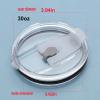 20/30 Oz Tumbler Lids Cover Replacement Spill proof Travel Mug Lid and more Cooler Cup (4 packs 30oz)(black) view 2