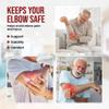 Elbow brace for tendonitis - All-Day Pain Relief & Anti-Slip Support -tennis elbow brace for men - Elbow Compression Sleeve for men , Golfers Elbow, Arthritis, Bursitis & Joint Pain Relief Support for Weightlifting, Workout, & Daily Activities (Men view 3