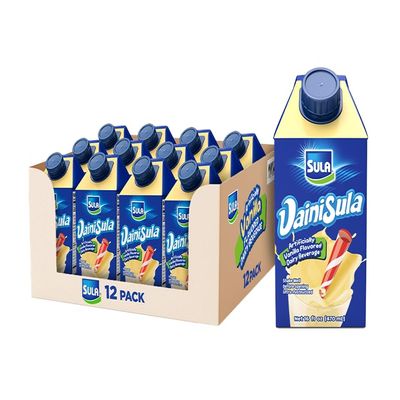 Malteada VainiSula (Vanilla), 16 fl oz (Pack of 12)