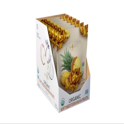 Amphora Organic Soft Dried Pineapple | Naturally Sweet & Chewy | No Added Sugar, No Preservatives | Vegan & Gluten-Free Snack | Pack of 6 (3 oz Each)