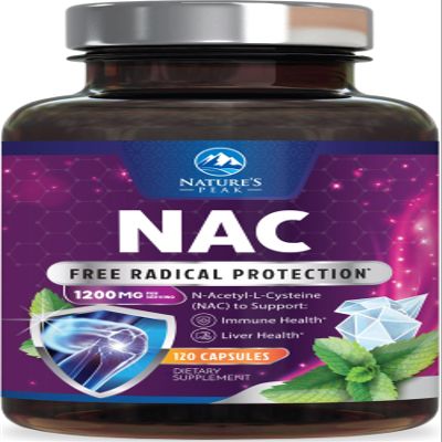 NAC Supplement - 1200mg per Serving N-Acetyl-L-Cysteine Optimal Absorption Immune Support with Powerful Antioxidants - Respiratory & Liver Health Support - Gluten Free Bottled in USA - 120 Capsules