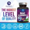 NAC Supplement - 1200mg per Serving N-Acetyl-L-Cysteine Optimal Absorption Immune Support with Powerful Antioxidants - Respiratory & Liver Health Support - Gluten Free Bottled in USA - 120 Capsules view 4