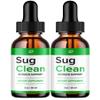 Indelo Sug Clean Drops Healthy Formula SugClean All Natural Healthy Levels - Extra Strength Glycogen Liquid Drops, Sug Clean Reviews (2 Pack 2 Month Supply) view 1
