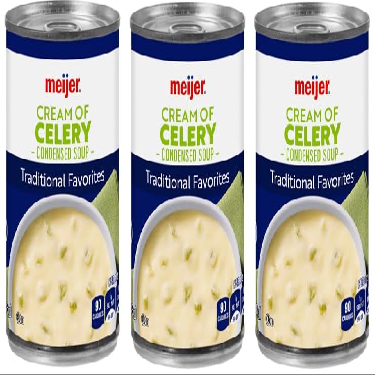 Canned Cream of Celery Soup (Pack Of 3 Cans), 10.5 oz. Each