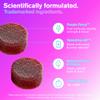 GR Fuel Pre Workout Gummies | Encapsulated Caffeine, L-Theanine & Methylated B12 | with Purple Force & Vasodrive-AP | Energy, Focus & Endurance | Vegan & USA Made | 30 Servings (Sour Berry Blast) view 3