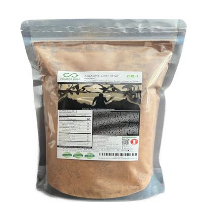 ALKALINE CARE SHOP | Unsweetened Cacao Powder, Sustainably Harvested Cacao - Ceremonial Grade |Great for Baking, Cooking & Smoothies - Authentic Peruvian Chocolate Experience| Net. WT 35.3oz (1Kg)