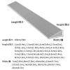 0.4-4.2" Rise Threshold Ramps for Doorways, Lightweight Plastic Non-Slip Indoor Handicap Ramp for Home Steps Entry Scooter Stroller(Gray,Height 1cm/0.4in) view 2