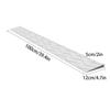 0.4-3.9" Rise Non-Slip Wheelchair Ramp, Portable Lightweight Plastic Threshold Ramps, for Wheelchair, Stroller, Entrance, Cuttable, 330 LBS Capacity(Red,12x5cm/4.7x2in) view 2