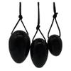 YYUANINGGY Natural Yoni Egg Set Jade Eggs Women Kegel Exercise Kegel with Holes On The Thick Side ,Tiger Eye,3pcs view 3