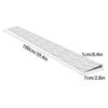 0.4-3.9" Rise Non-Slip Wheelchair Ramp, Portable Lightweight Plastic Threshold Ramps, for Wheelchair, Stroller, Entrance, Cuttable, 330 LBS Capacity(Yellow,7x1cm/2.8x0.4in) view 2