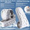 Memory Foam Comfort Insoles, 4D Cloud Technology Foot Protection Cloud Feeling Insole, U-Shape Design Super Soft Comfort Insoles (Orange, Men 4-4.5/Women 5.5-6) view 2
