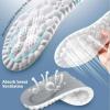 Memory Foam Comfort Insoles, 4D Cloud Technology Foot Protection Cloud Feeling Insole, U-Shape Design Super Soft Comfort Insoles (Orange, Men 4-4.5/Women 5.5-6) view 4