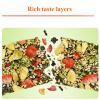 Fruit and vegetable seaweed crispy, instant nori, freeze-dried strawberry banana filled crispy seaweed 36g/pack, freeze-dried okra seaweed, sesame seaweed, healthy seaweed snacks, dessert (3 packs) view 3