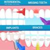 Paro Swiss 3Star-Grip Interdental Brushes XXX-Fine, Triangular, Red, 2mm, 4x12 Pack Deep Between Teeth Cleaning view 4